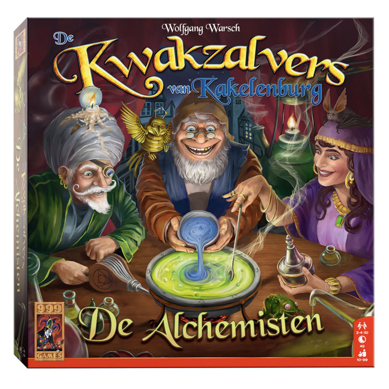 De Kwakzalvers van Kakelenburg: De Alchemisten Uitbreiding Bordspel-999 Games Sale