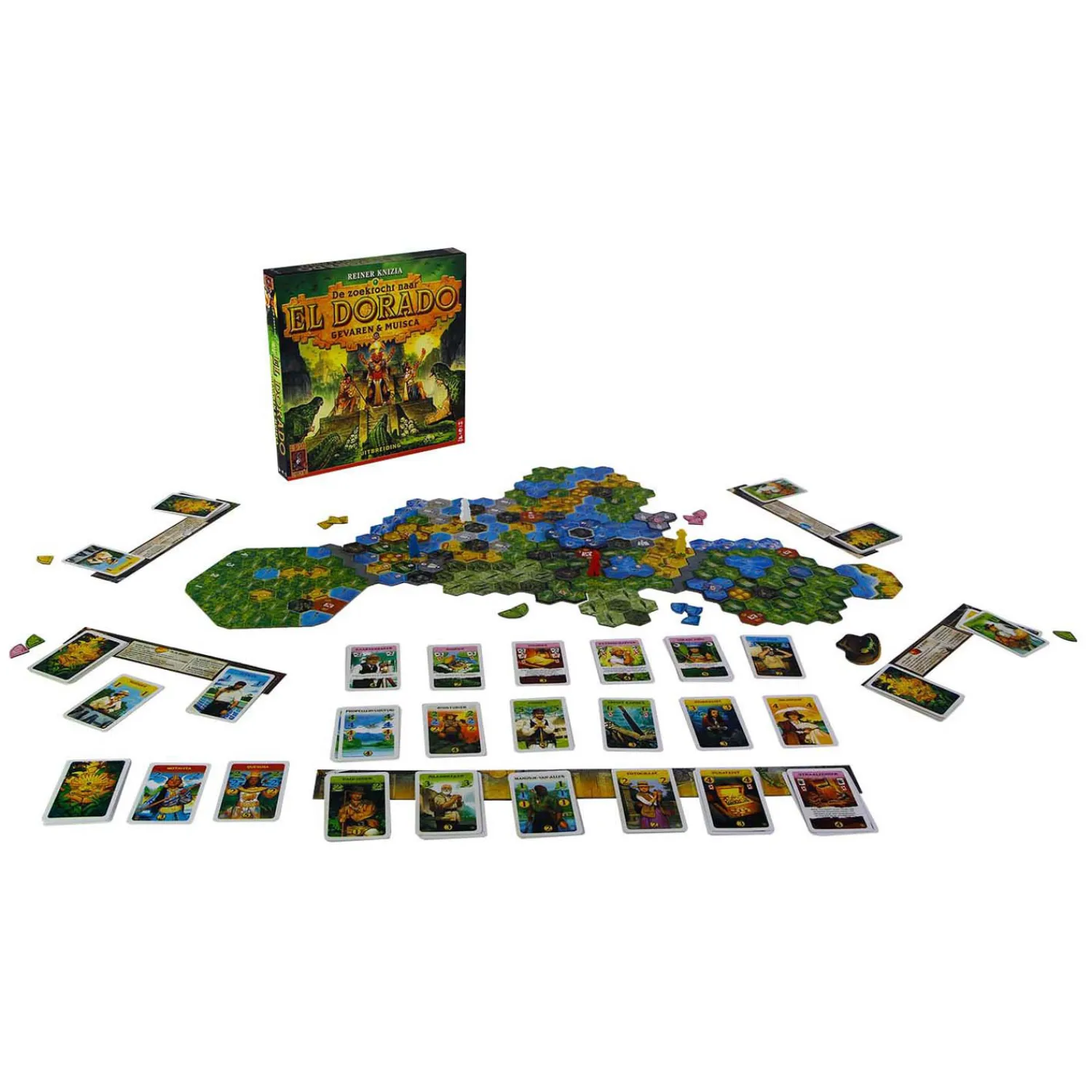 De Zoektocht naar El Dorado: Gevaren & Muisca Uitbreiding Bordspel-999 Games Clearance