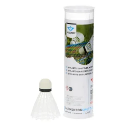 6 Kunststof Shuttles in Koker - Wit> Best