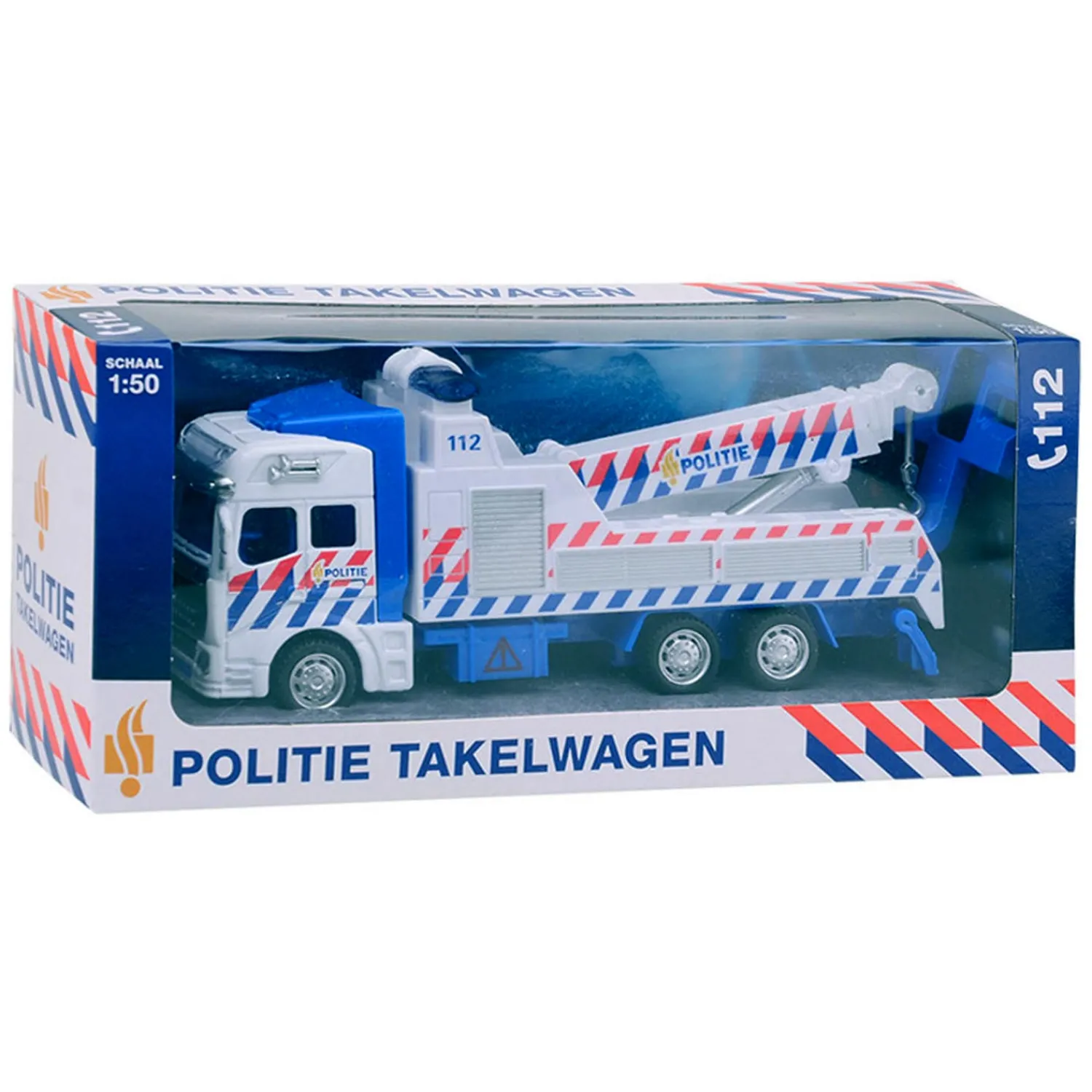 1-1-2 Pull-Back Politie Takelwagen>Johntoy Discount