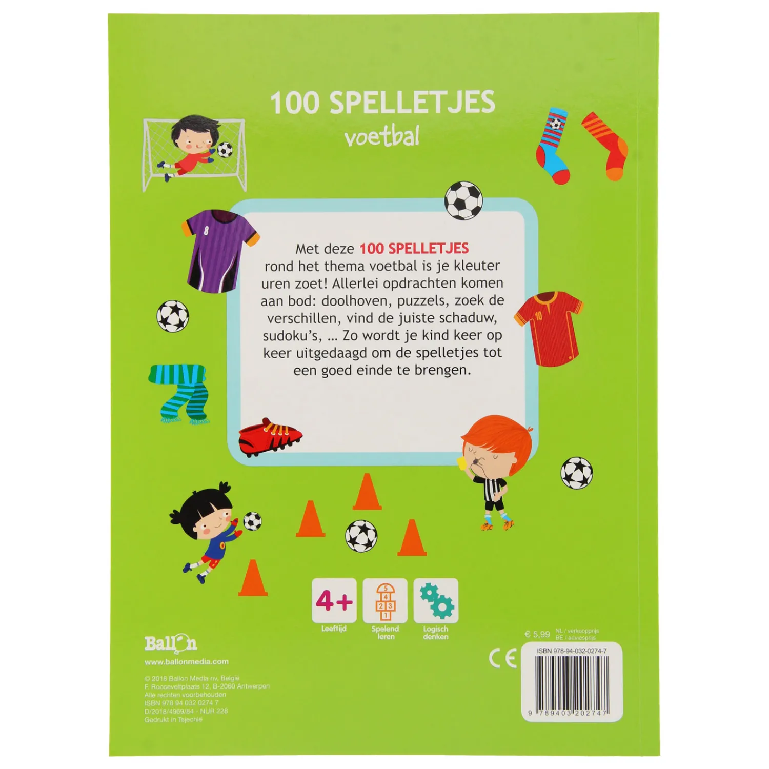 100 Spelletjes Voetbal Hot