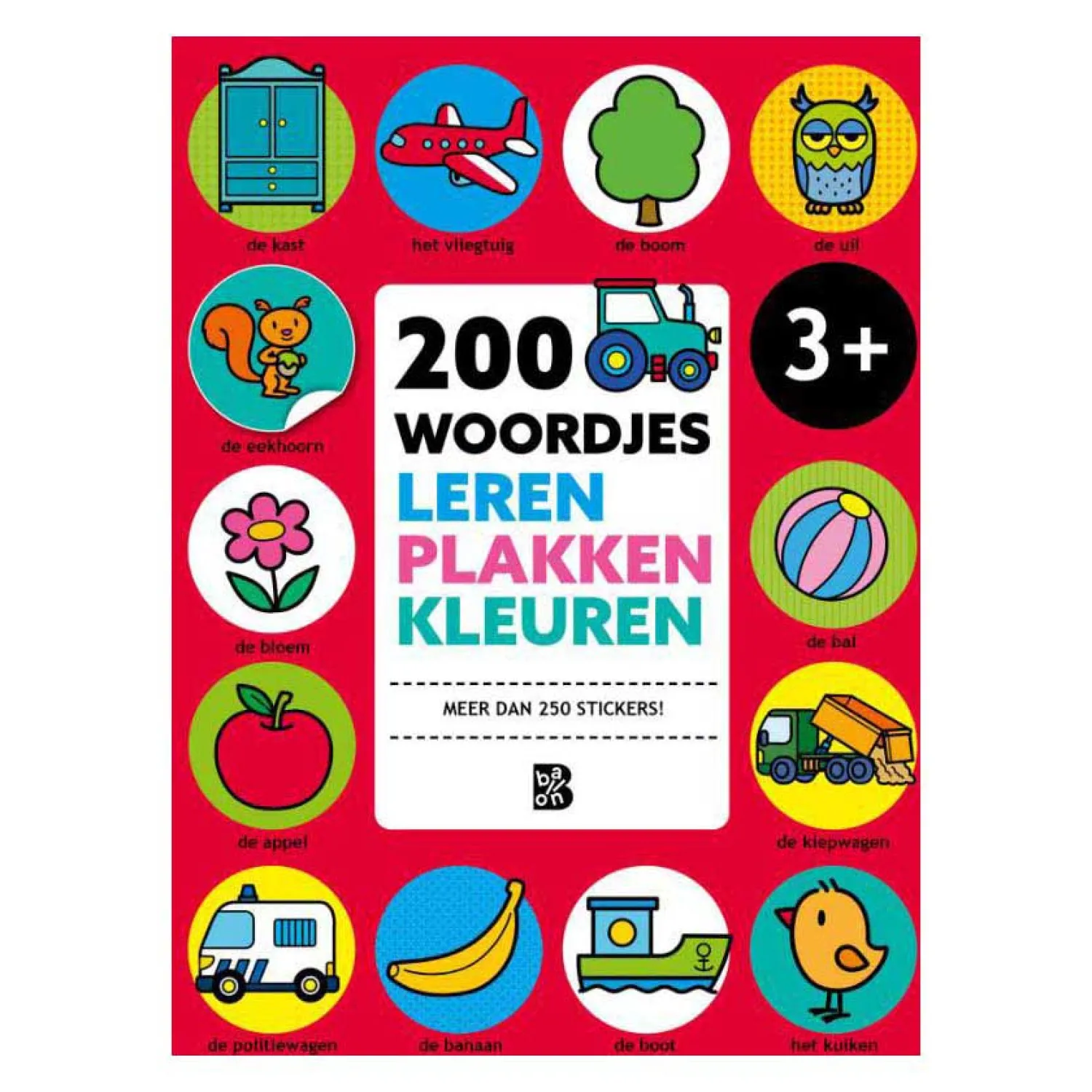 Standaard Uitgeverij 200 Woordjes Leren, Plakken en Kleuren Sale