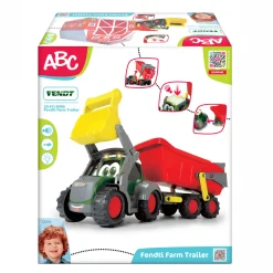 Dickie ABC Fendti Tractor met Aanhanger en Boerderij