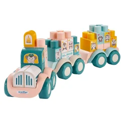 Dierentrein met Bouwblokken, 51dlg.>Abrick Outlet