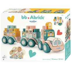 Dierentrein met Bouwblokken, 51dlg.>Abrick Outlet