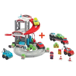 Garage met Transporter en Auto's><noscript><img width=