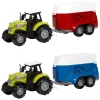 Toi-Toys Ackers Ville Tractor en Trailer met Licht en Geluid, 10cm Hot