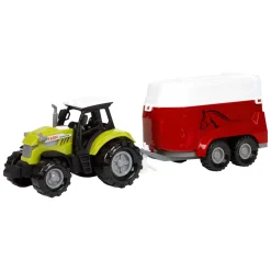 Toi-Toys Ackers Ville Tractor en Trailer met Licht en Geluid, 10cm Hot