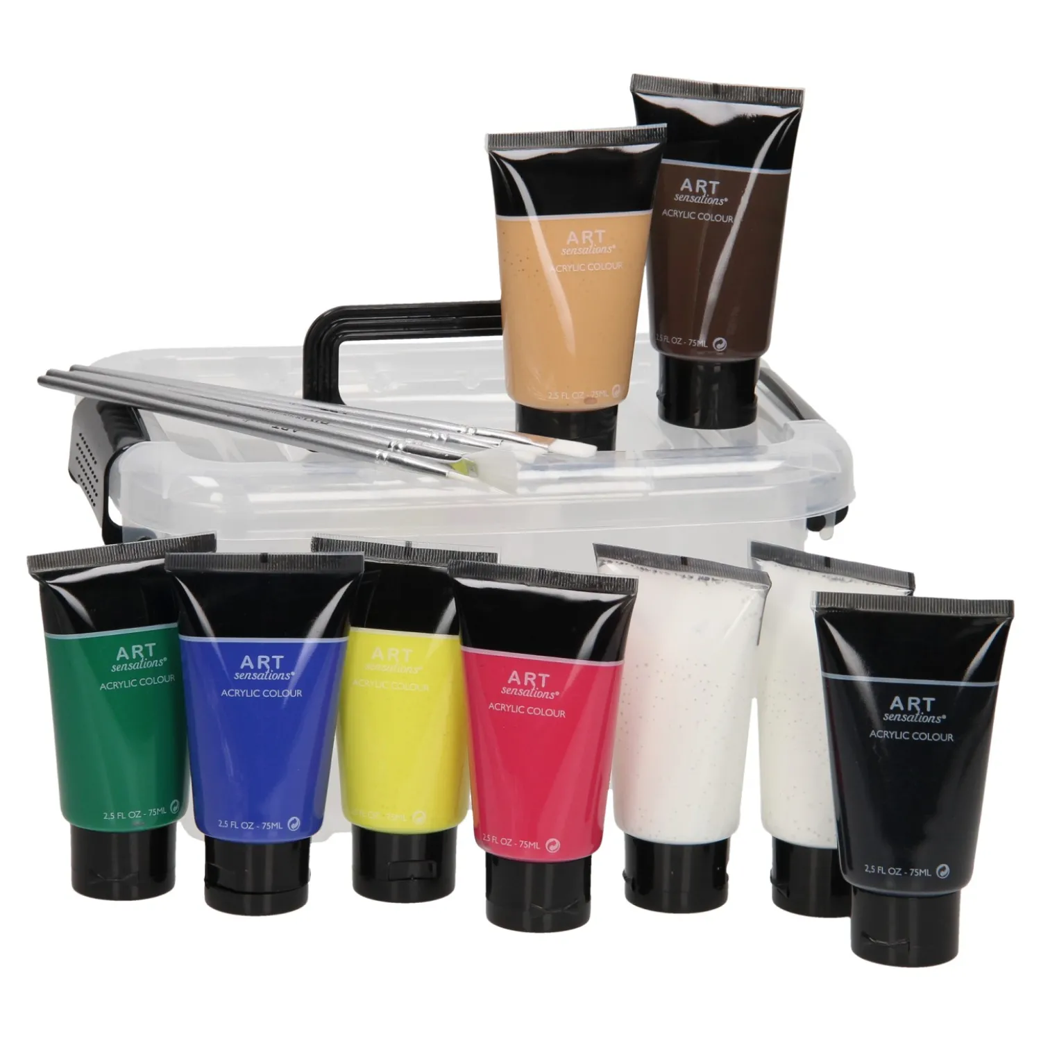 Acryl Starterset met 6 Penselen-Creative Craft Group Best