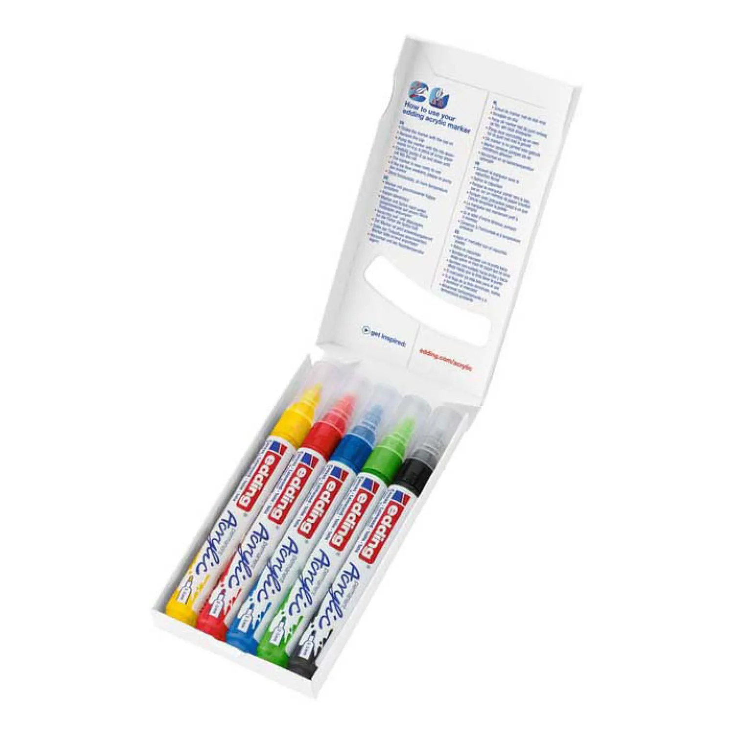 Acrylmarker Edding Basis, 5st.>Quantore Best
