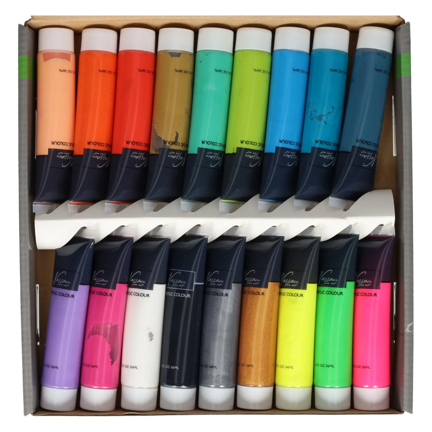 Creative Craft Group Acrylverf Fluor en Metallic Kleuren, 18x36 ml Discount