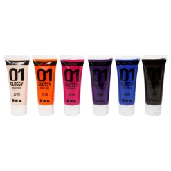 Acrylverf voor Kinderen Glossy Extra Kleuren, 6x20ml><noscript><img width=