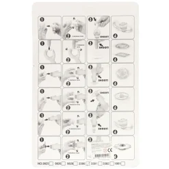 Afschiet Pistool met Propellers, 5dlg.- New