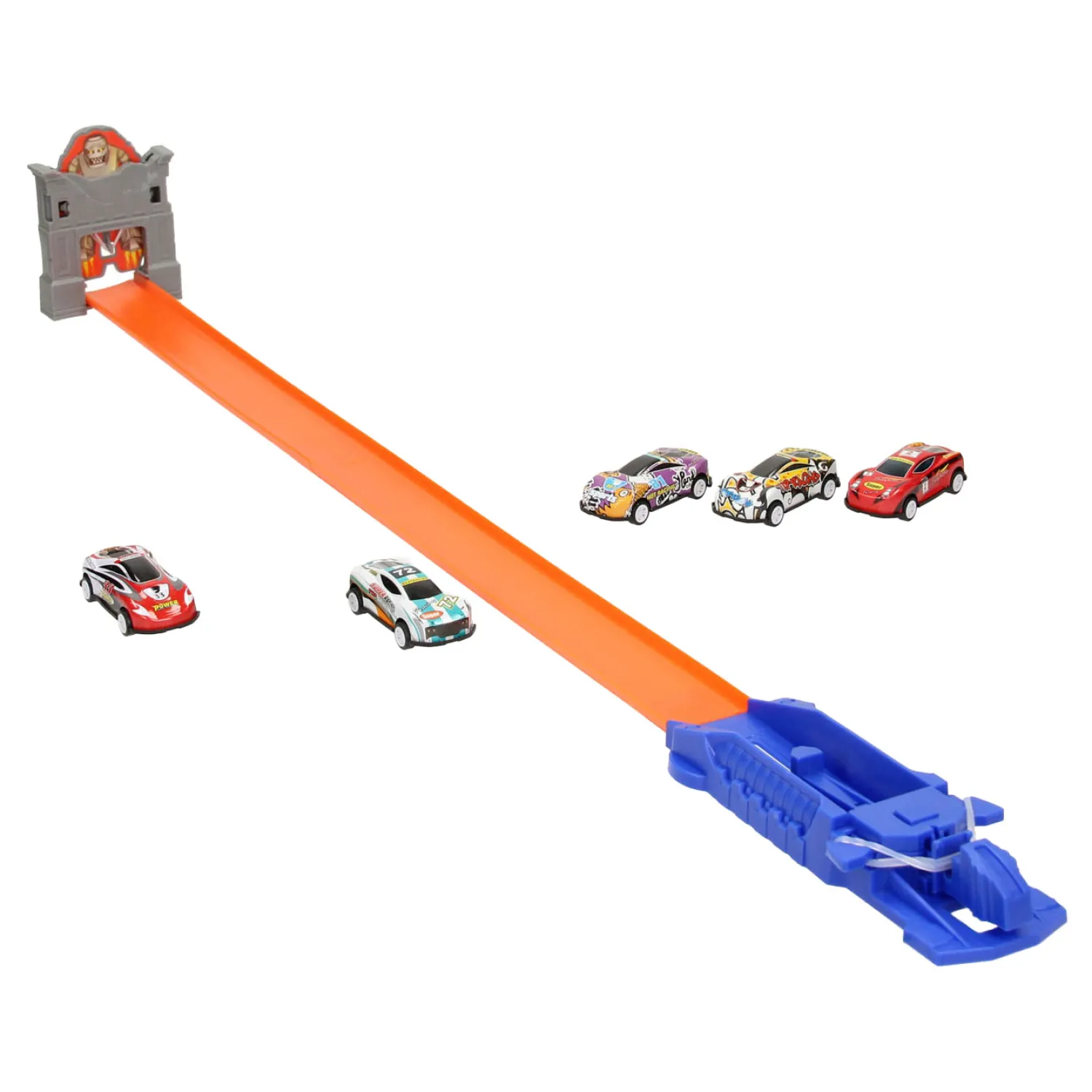 Afschiettrack met Auto's- New