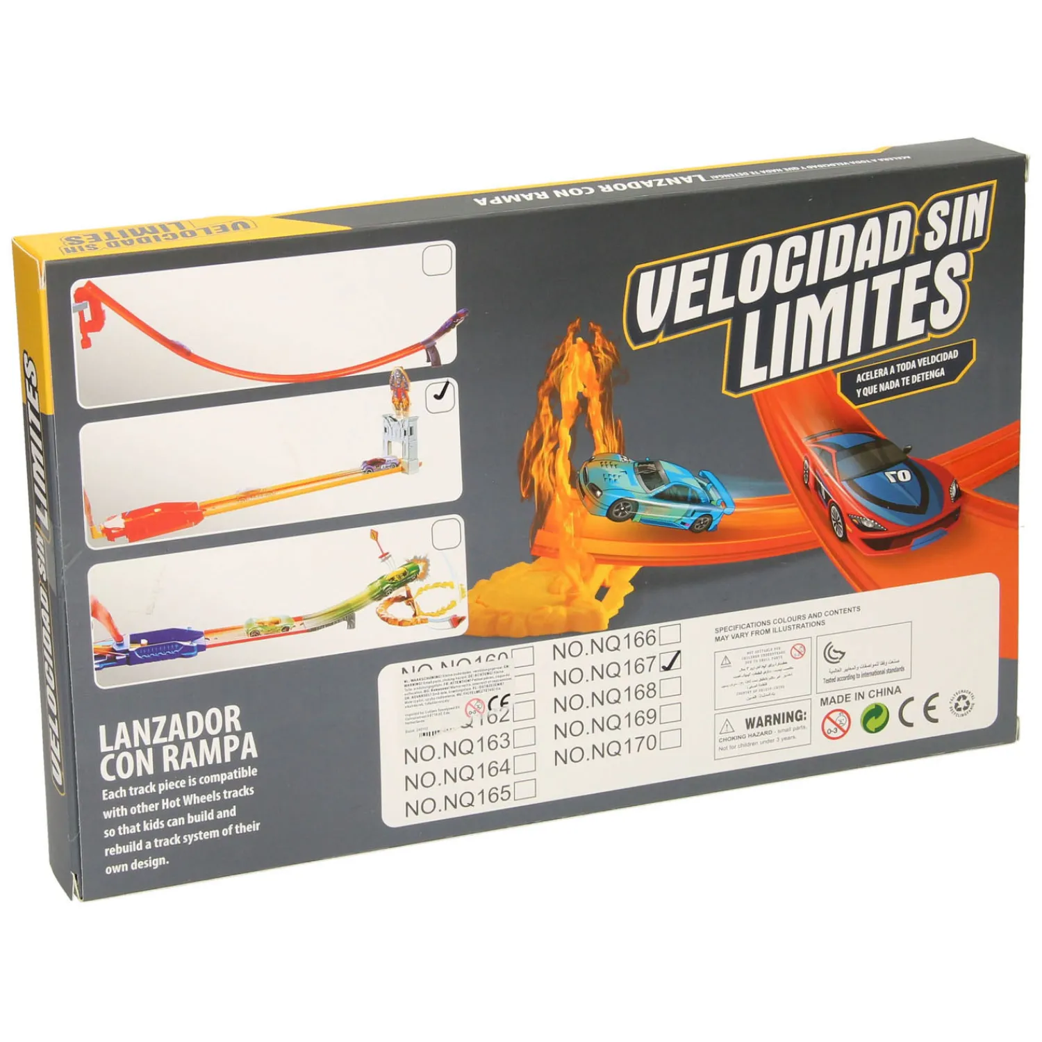 Afschiettrack met Auto's- New