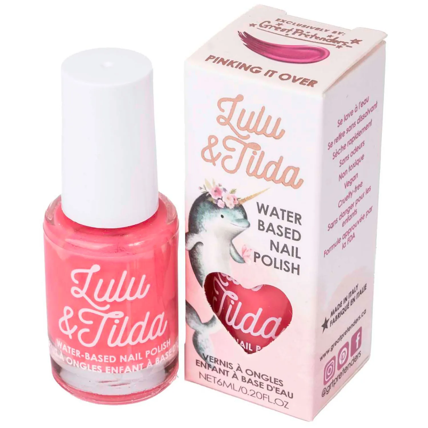 Afwasbare Nagellak - Pinking it Over-Great Pretenders Outlet