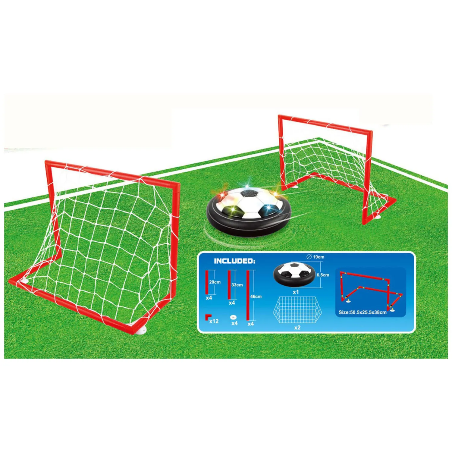 Airvoetbalset Compleet Hot