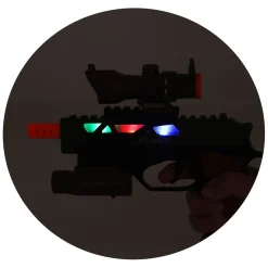 Alfafox Pistool Militair met Licht en Geluid en Zaklamp><noscript><img width=