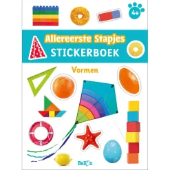 Allereerste Stapjes Stickerboek - Vormen>Standaard Uitgeverij Discount