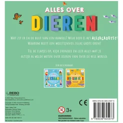 Rebo Publishers Alles Over Dieren Flapjesboek Clearance