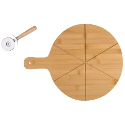 Alpina Pizzaplank en Pizzasnijder, 2dlg.- Discount