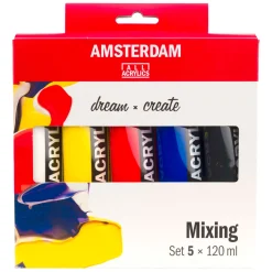 Amsterdam Standard Series Acrylverf Mengset 120ml, 5dlg.-Bruynzeel