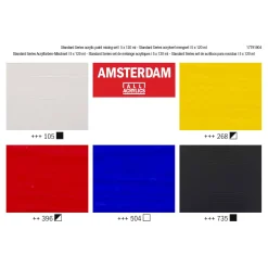 Amsterdam Standard Series Acrylverf Mengset 120ml, 5dlg.-Bruynzeel