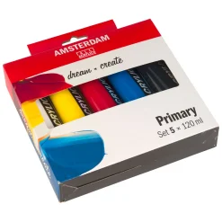 Amsterdam Standard Series Acrylverf Primaire Set 120ml, 5dlg.><noscript><img width=