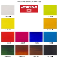 Amsterdam Standard Series Acrylverf Landschap Set 20ml, 12dlg.-Bruynzeel New