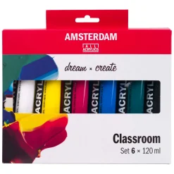 Bruynzeel Amsterdam Standard Series Acrylverf Educatie Set 120ml, 6dlg. Hot