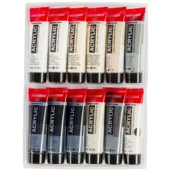 Amsterdam Standard Series Acrylverf Grijze Set 20ml, 12dlg.-Bruynzeel Hot