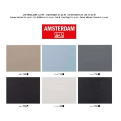 Bruynzeel Amsterdam Standard Series Acrylverf Grijstinten Set 20ml, 6dlg. Sale