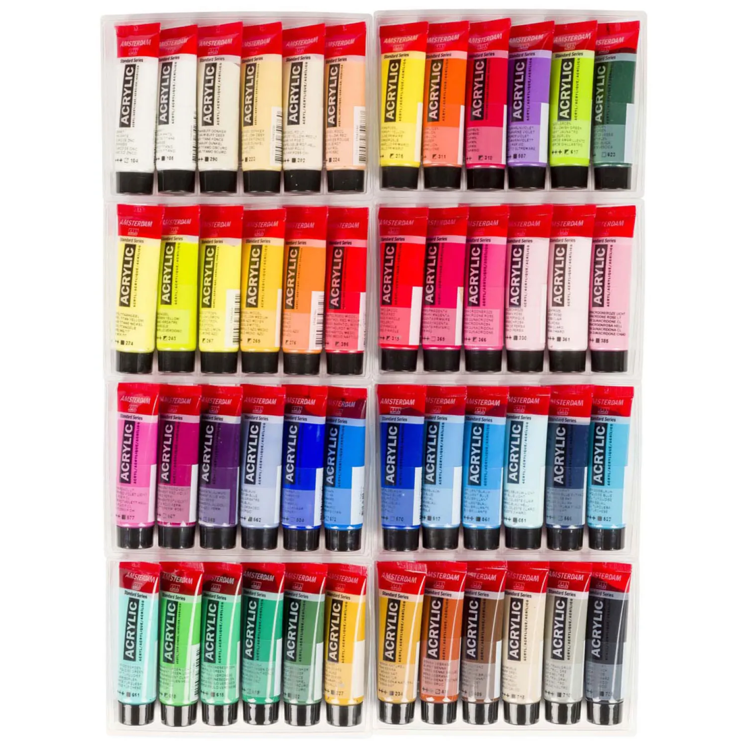 Amsterdam Standard Series Acrylverf Algemene Selectie Set 20ml, 48dlg.>Bruynzeel Outlet