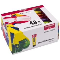 Amsterdam Standard Series Acrylverf Algemene Selectie Set 20ml, 48dlg.>Bruynzeel Outlet