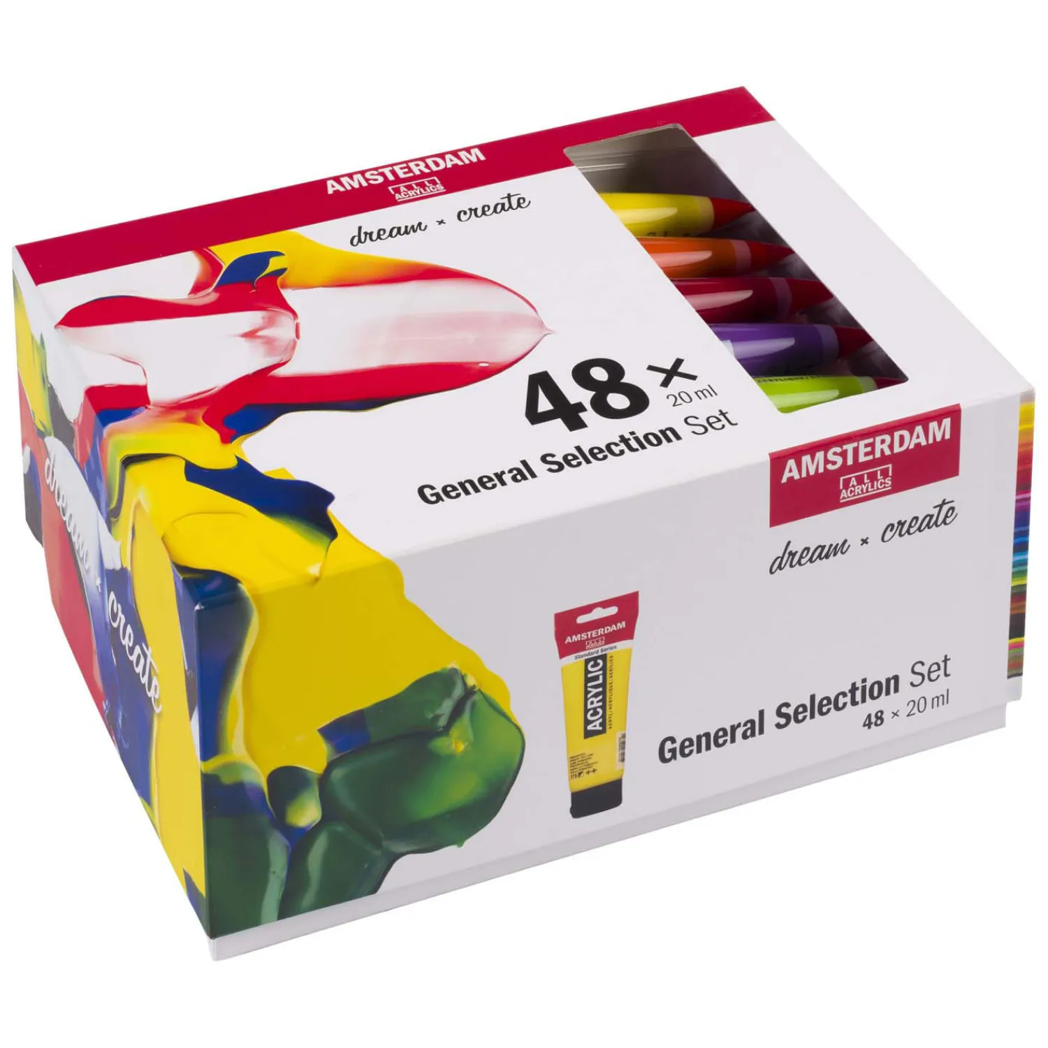 Amsterdam Standard Series Acrylverf Algemene Selectie Set 20ml, 48dlg.>Bruynzeel Outlet
