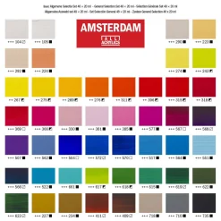 Amsterdam Standard Series Acrylverf Algemene Selectie Set 20ml, 48dlg.><noscript><img width=