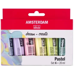 Amsterdam Standard Series Acrylverf Pastel Set 20ml, 6dlg.>Bruynzeel Discount