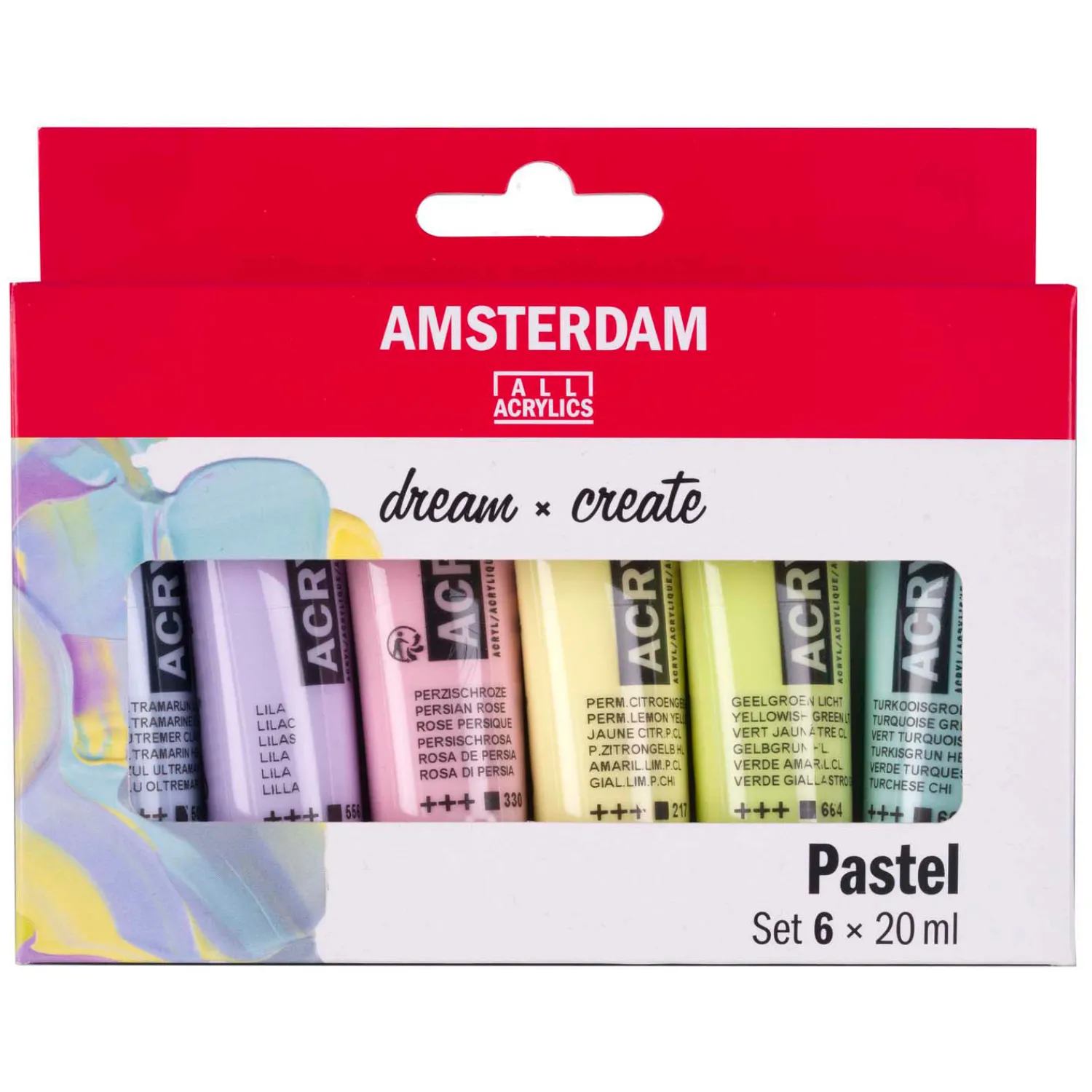 Amsterdam Standard Series Acrylverf Pastel Set 20ml, 6dlg.>Bruynzeel Discount