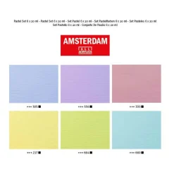 Amsterdam Standard Series Acrylverf Pastel Set 20ml, 6dlg.><noscript><img width=