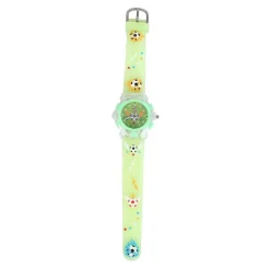 Analoog Horloge met Licht Voetbal - Groen Online
