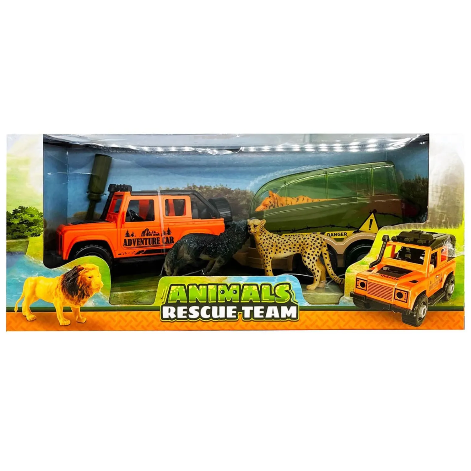 Animal Life 4x4 Safari Auto met Aanhanger en Dieren> Hot