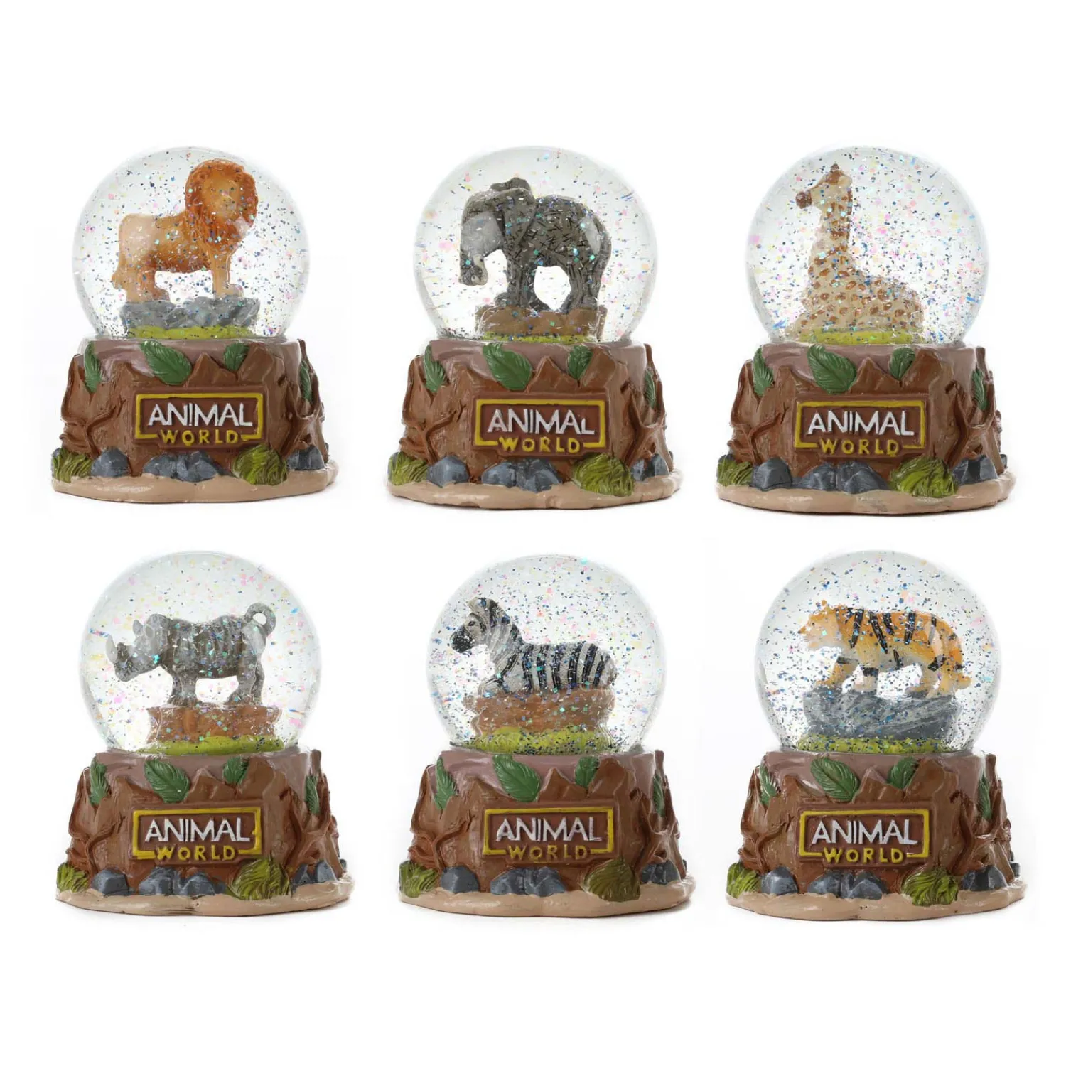 Toi-Toys Animal World Sneeuwbol Wild Dier Best
