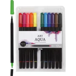 Aquarel Marker Standaard Kleuren, 12st.>Creativ Company Outlet