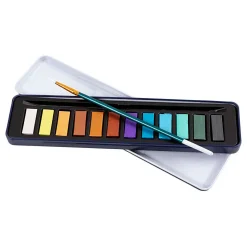 Aquarelset Metallic Kleuren - 12 Kleuren- Sale