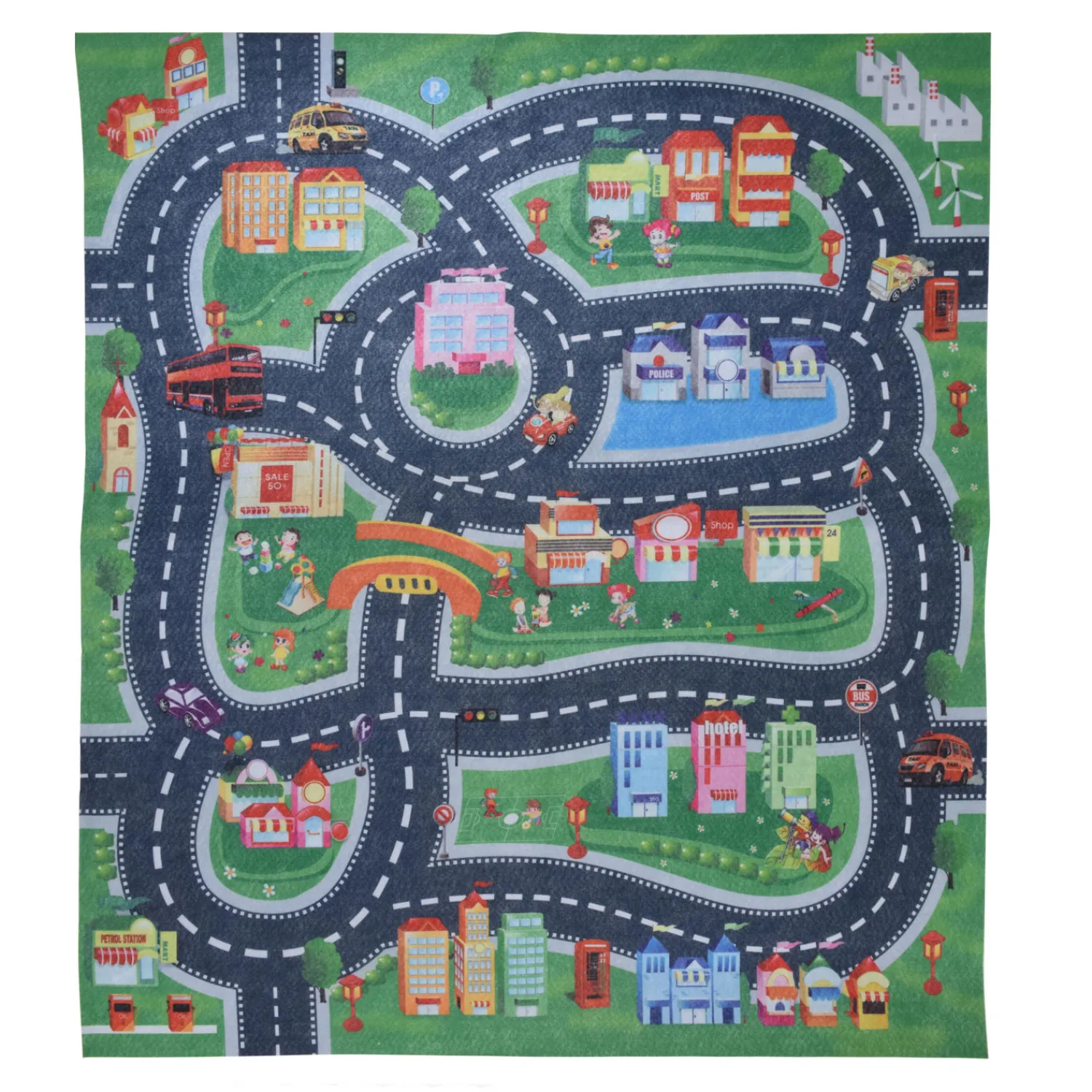 Auto Speelmat, 79x70cm> Sale