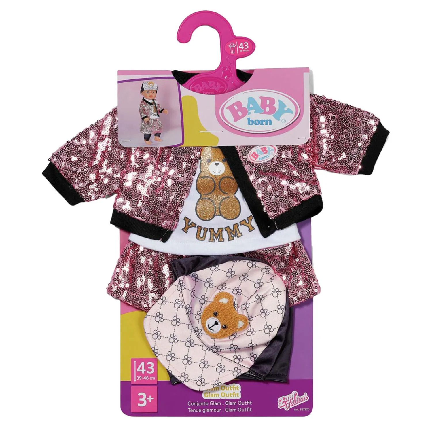 Baby Born Glamour Outfit, 43cm Online