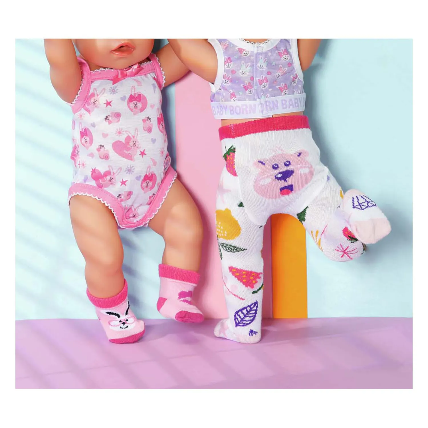 Baby Born Maillot & Sokken Roze 2, 43cm Best