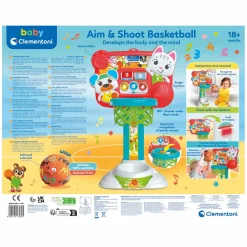 Clementoni Baby Richt en Schiet Basketbal New
