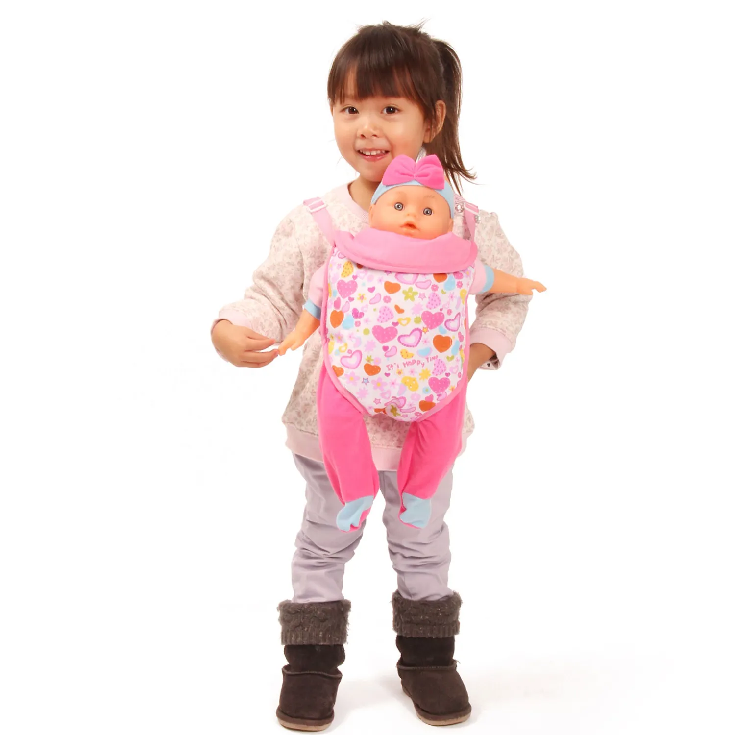 Poppendraagzak-Baby Rose Online