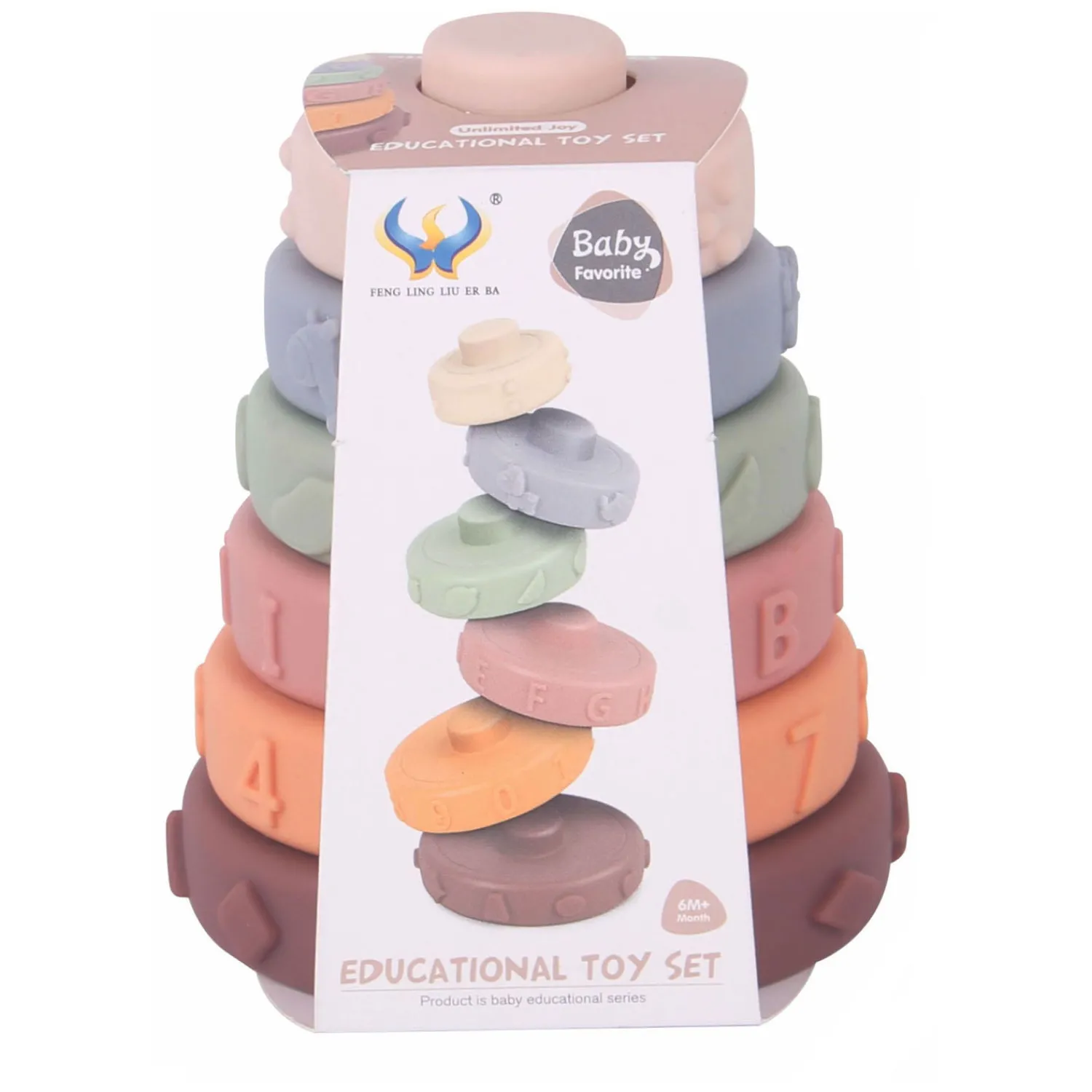 Baby Stapeltoren Pastel Sale